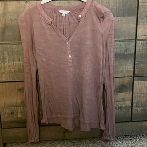 Purple Luck Brand XS long sleeve